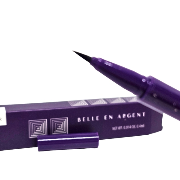 Belle En Argent Fine Print Liquid Liner in Black BNIB - Picture 2 of 8